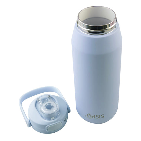 Oasis Ceramic S/S Triple Wall Capri Quick Release Drink Bottle Cap Only - Alabaster